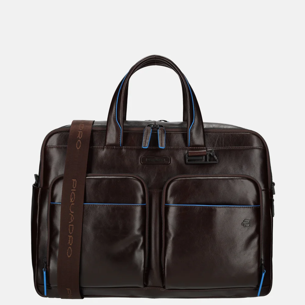 Piquadro laptoptas bruin